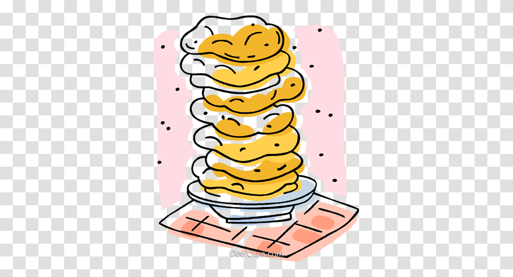 Flat Bread Stacked On Plate Royalty Free Vector Clip Art, Food, Plant, Dish, Meal Transparent Png