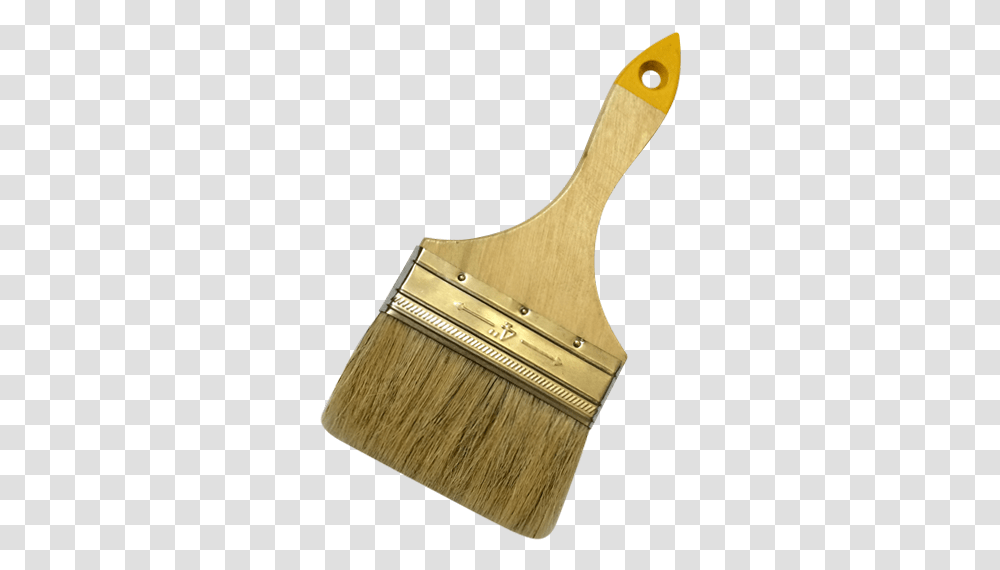 Flat Brush With White Natural Bristle Paint Brush, Axe, Tool, Toothbrush Transparent Png