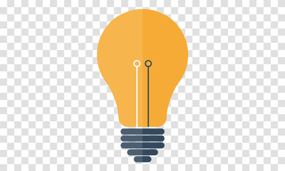 Flat Bulb Icon Incandescent Light Bulb, Lightbulb, Balloon Transparent Png