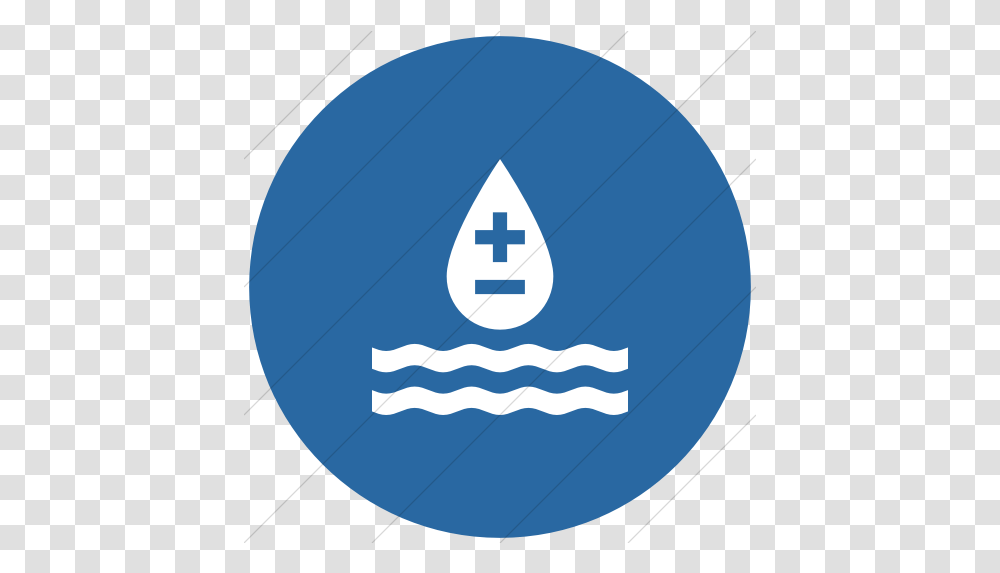 Flat Circle White Icon Water Quality, Balloon, Outdoors, Text, Nature Transparent Png