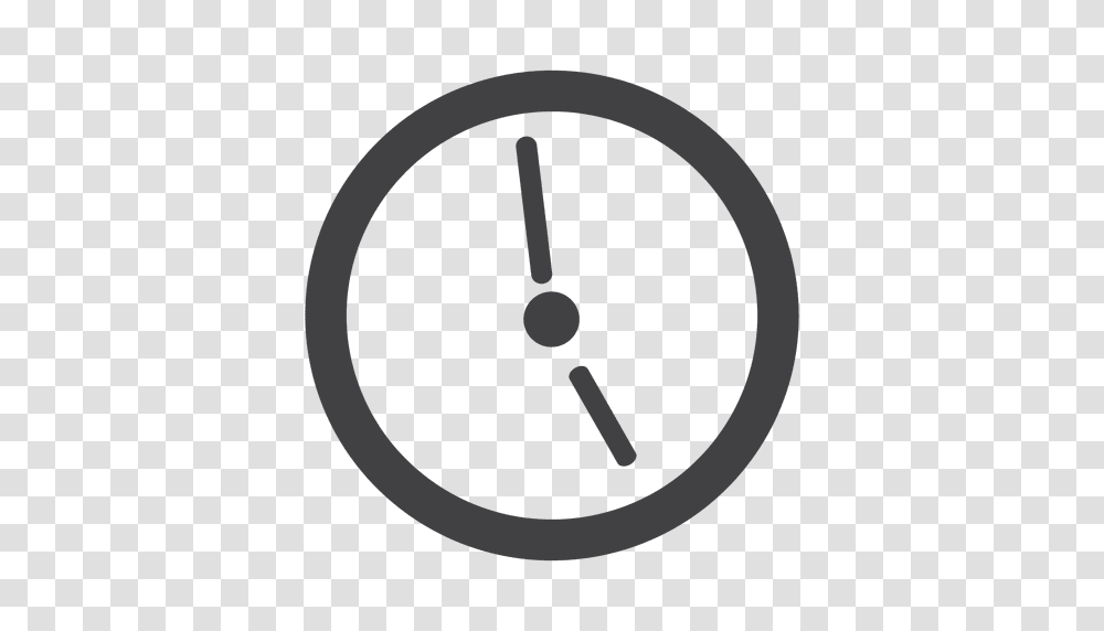 Flat Clock Icon, Analog Clock, Gauge Transparent Png