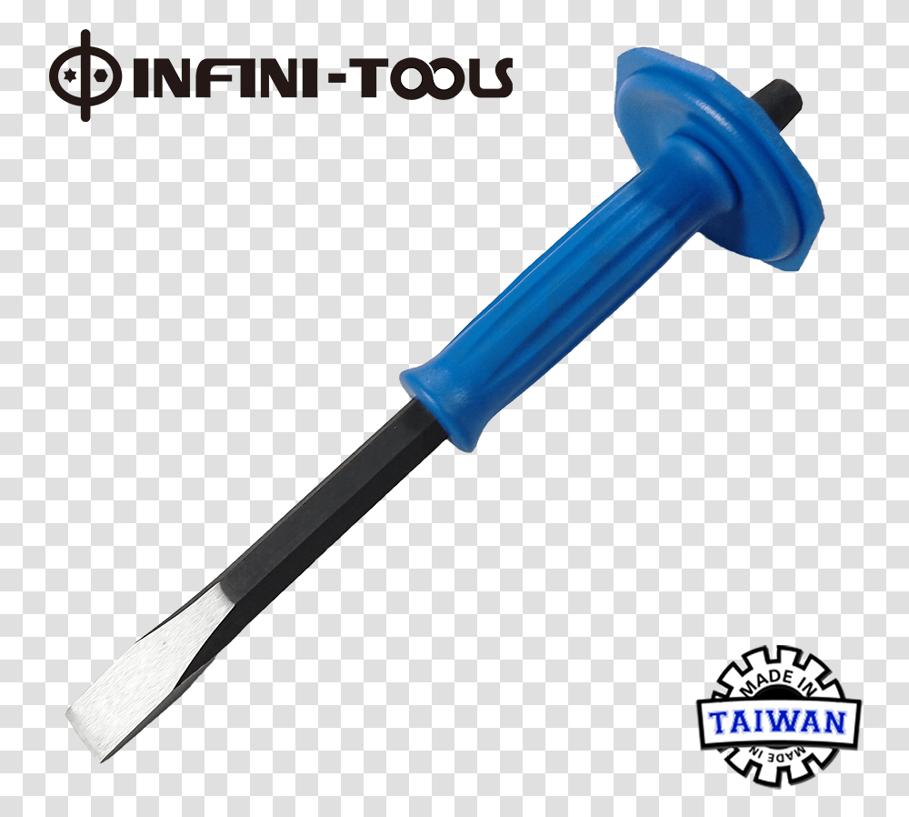 Flat Cold Chisel 19mm Hex Shank 300mm L With Hand Grip Dumbbell, Hammer, Tool, Baton, Stick Transparent Png