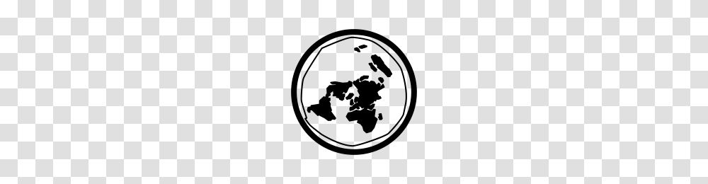 Flat Earth Icons Noun Project, Gray, World Of Warcraft Transparent Png
