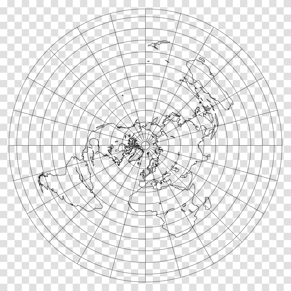 Flat Earth Map, Gray, World Of Warcraft Transparent Png