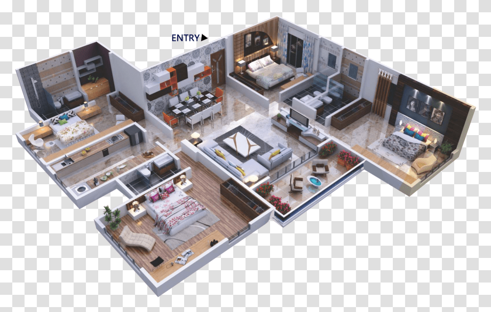 Flat Floor Plan Mumbai, Diagram, Plot Transparent Png