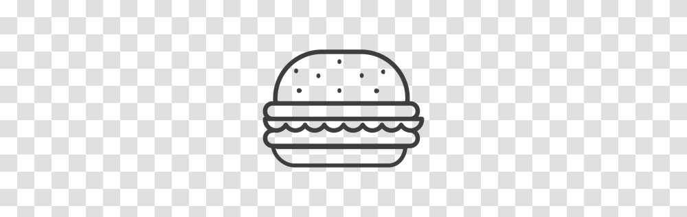 Flat Hamburger Icon, Bumper, Vehicle, Transportation, Stencil Transparent Png