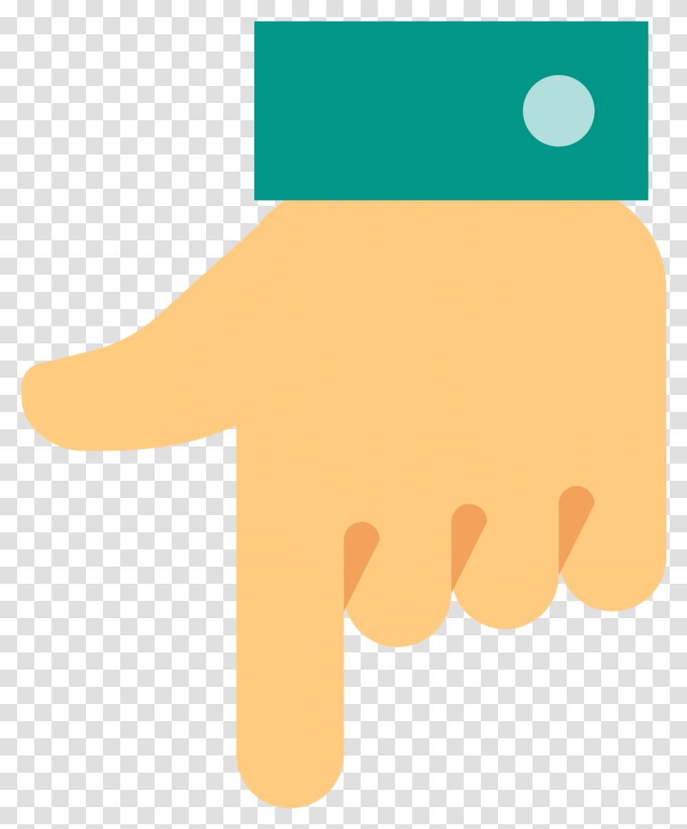 Flat Hand Hand Point Down, Axe, Tool, Finger Transparent Png