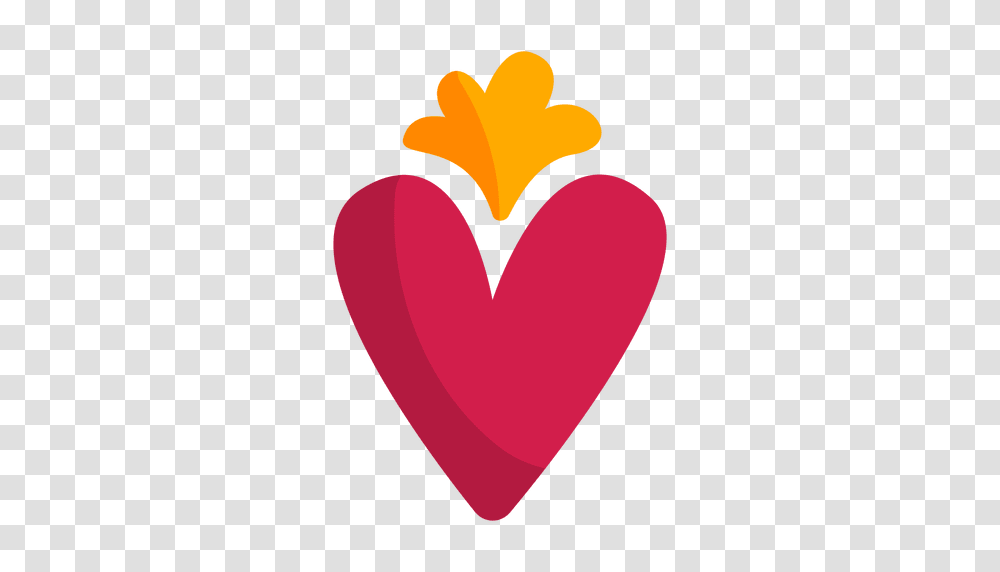 Flat Heart Icon Transparent Png