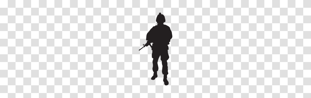Flat Helmet War Soldier, Silhouette, Person, Human, Standing Transparent Png