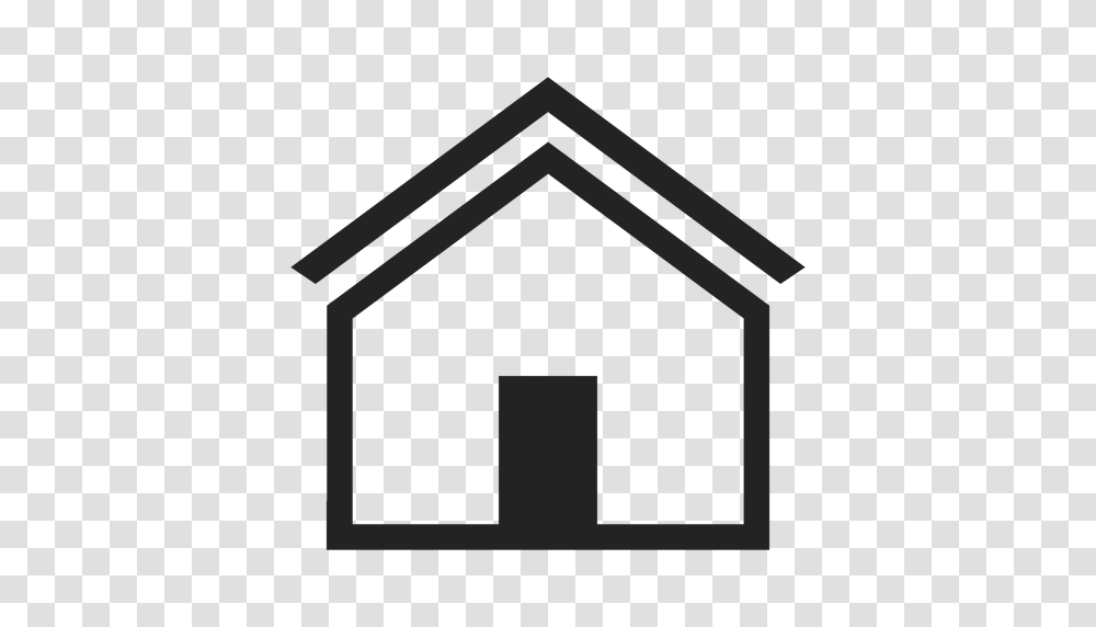 Flat Home House Icon, Nature, Building, Outdoors, Mailbox Transparent Png
