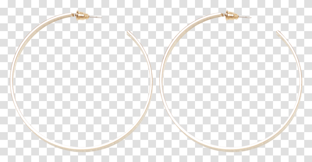 Flat Hoop Earrings In Colour Gold Earth Earrings Transparent Png