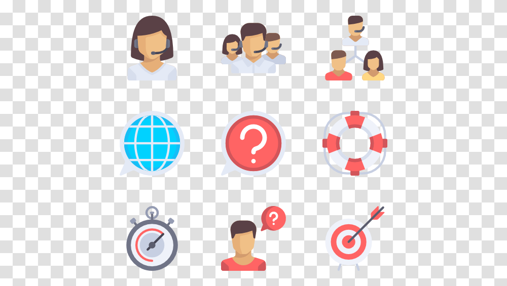 Flat Icon Customer Service, Juggling Transparent Png