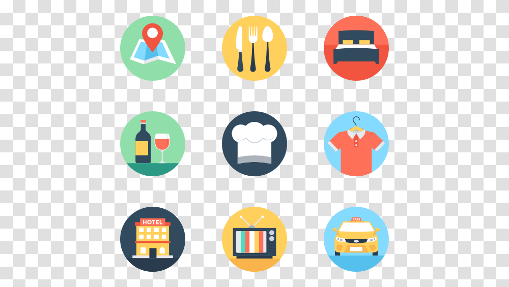 Flat Icon, Fork, Cutlery Transparent Png