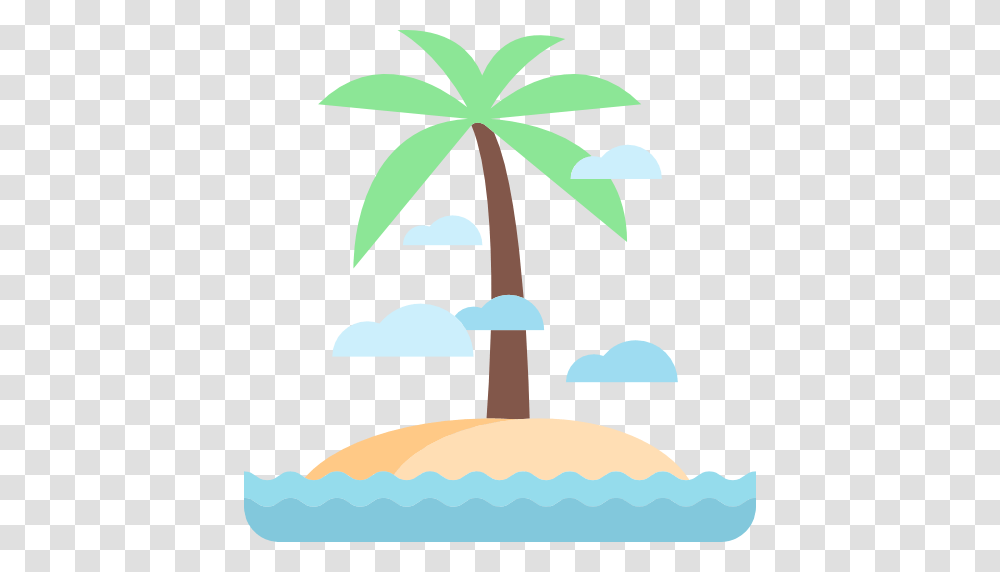 Flat Icon, Tree, Plant, Palm Tree, Arecaceae Transparent Png