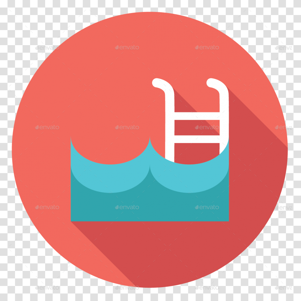 Flat Icons Traveling Swimming Icon Circle, Buckle, Plot, Text, Diagram Transparent Png