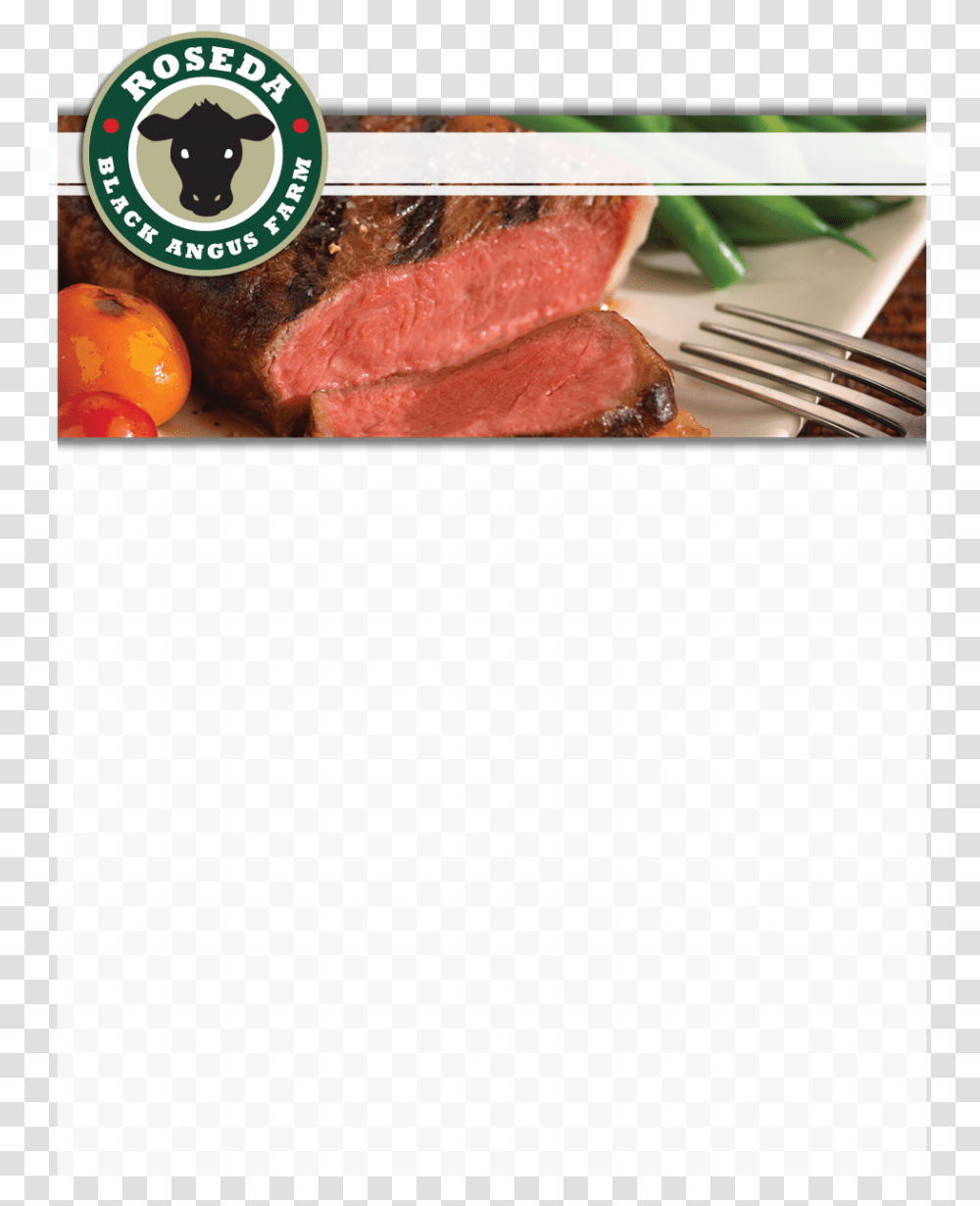 Flat Iron Steak, Fork, Cutlery, Food Transparent Png