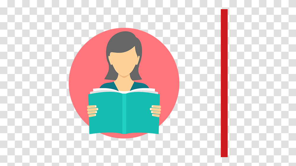 Flat Person Icon, Reading, Teacher Transparent Png
