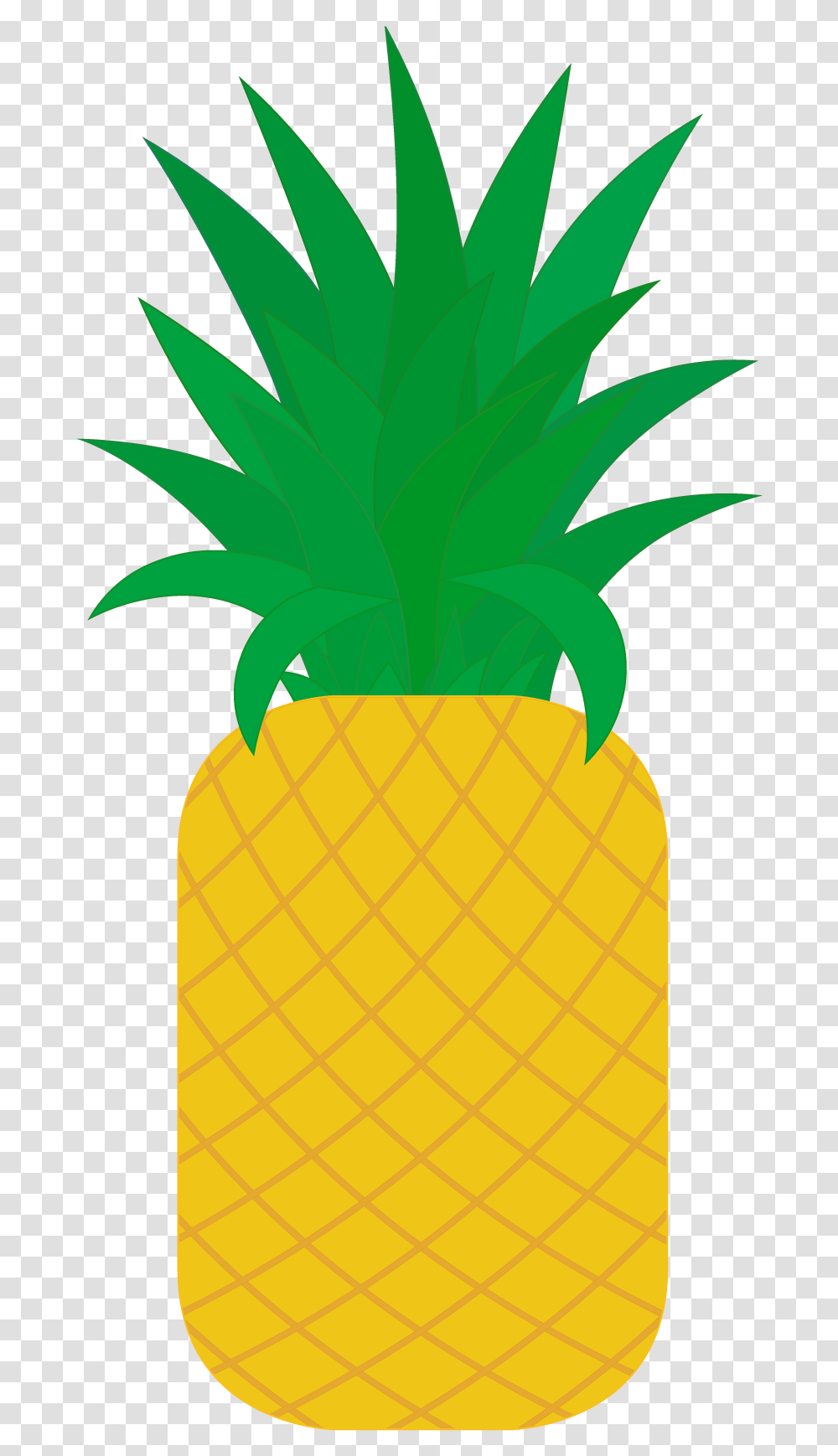Flat Pineapple Poster Tropical Fruit And Vector Flat Fruit, Plant, Food, Tree, Palm Tree Transparent Png
