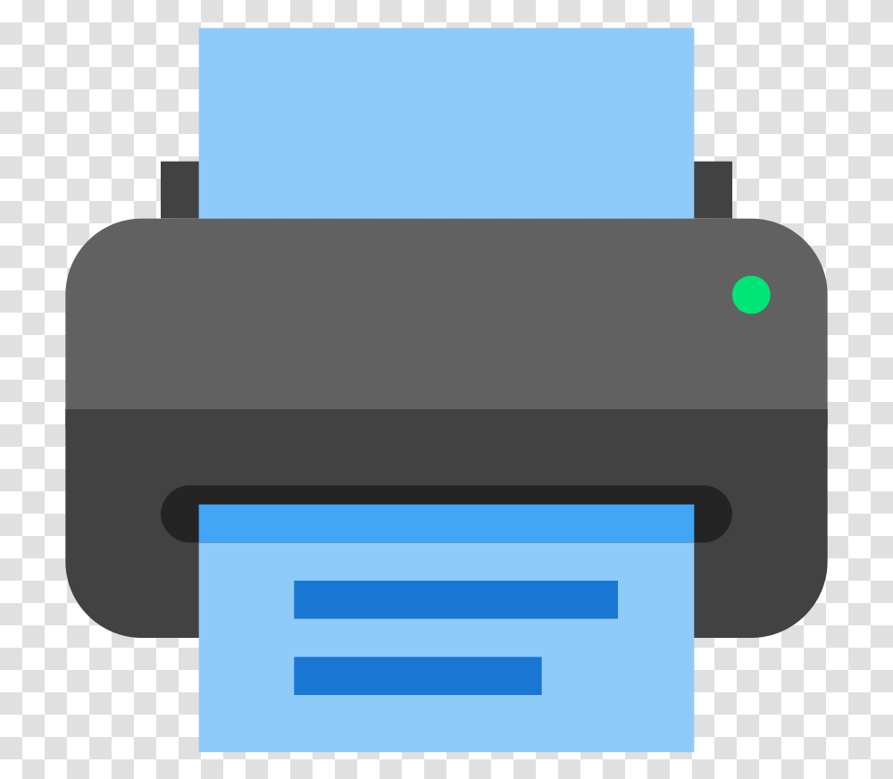 Flat Print Print Icon, Machine, Printer Transparent Png