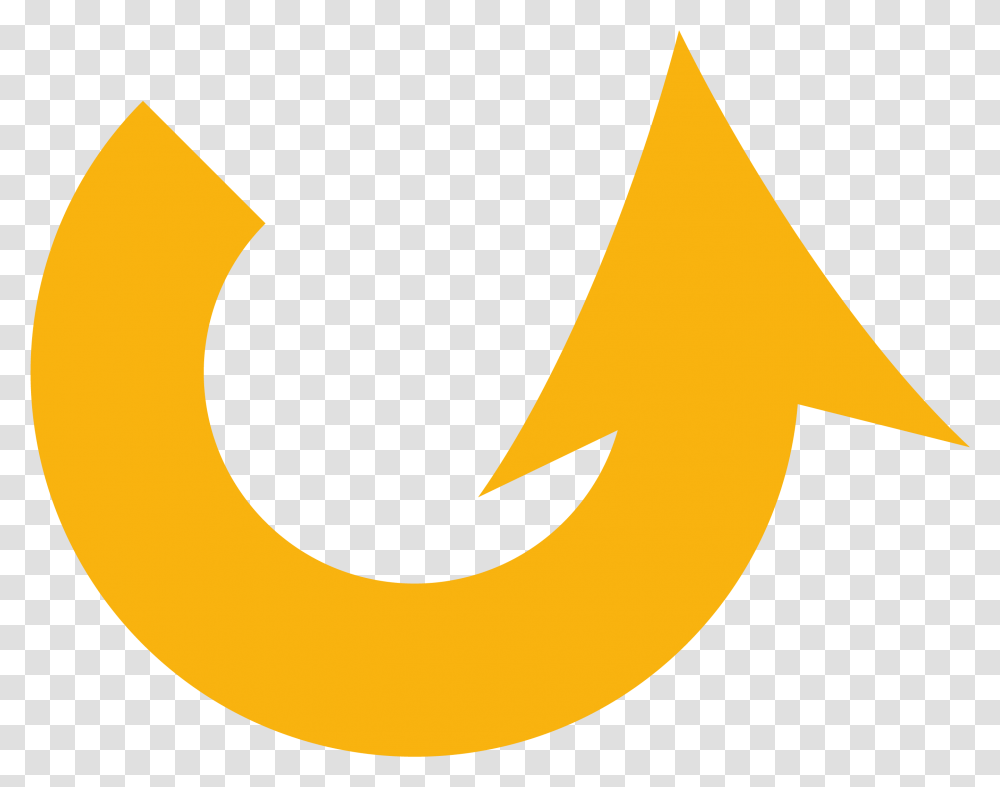 Flat Semi Circular Up Arrow Picture Transprent Crescent, Alphabet, Logo Transparent Png