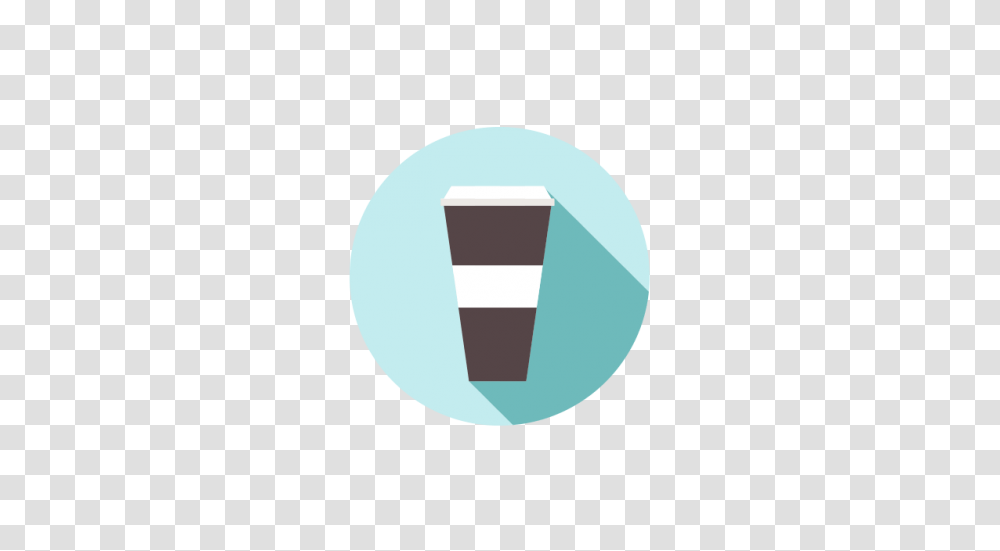 Flat Shadow Coffee Icon In Circle Free Vector And, Logo, Label Transparent Png