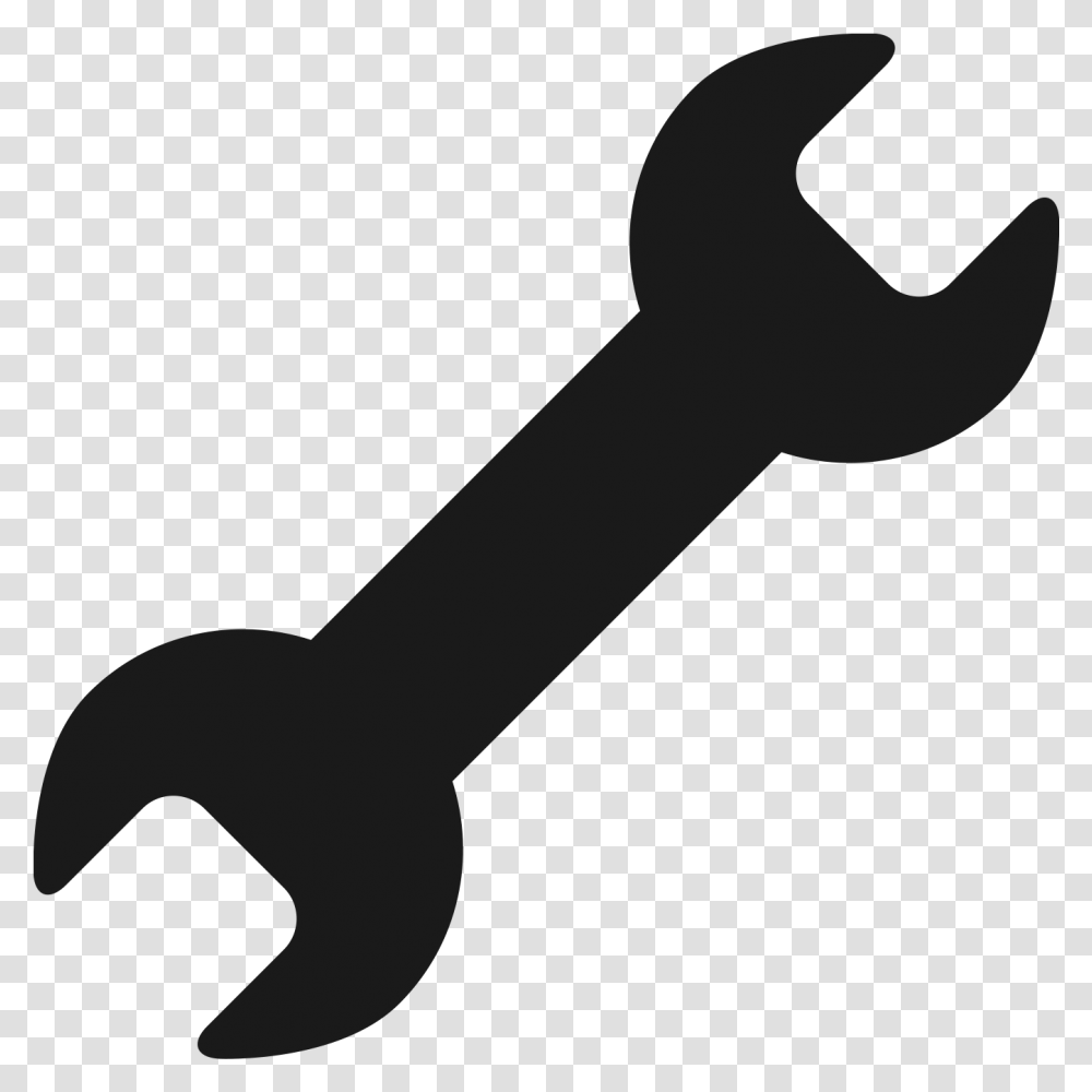 Flat Spanner Icon, Axe, Tool, Wrench, Hammer Transparent Png