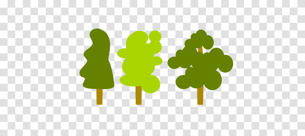 Flat Tree Vector Graphic, Silhouette, Crowd, Pac Man Transparent Png