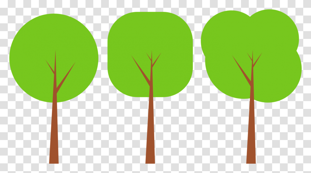 Flat Tree Vector, Green, Plant, Flower, Pattern Transparent Png