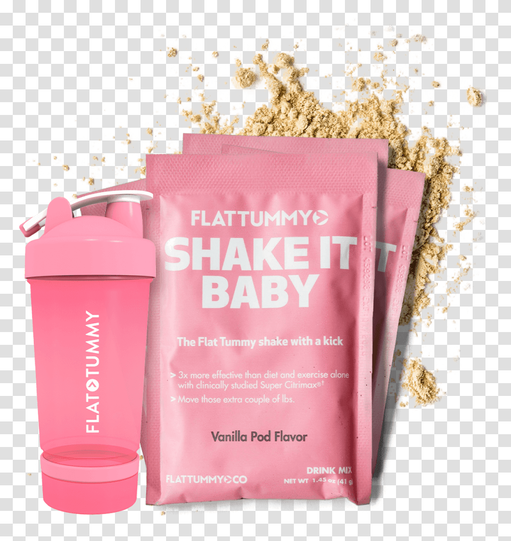 Flat Tummy Shakes, Bottle, Shaker, Box Transparent Png
