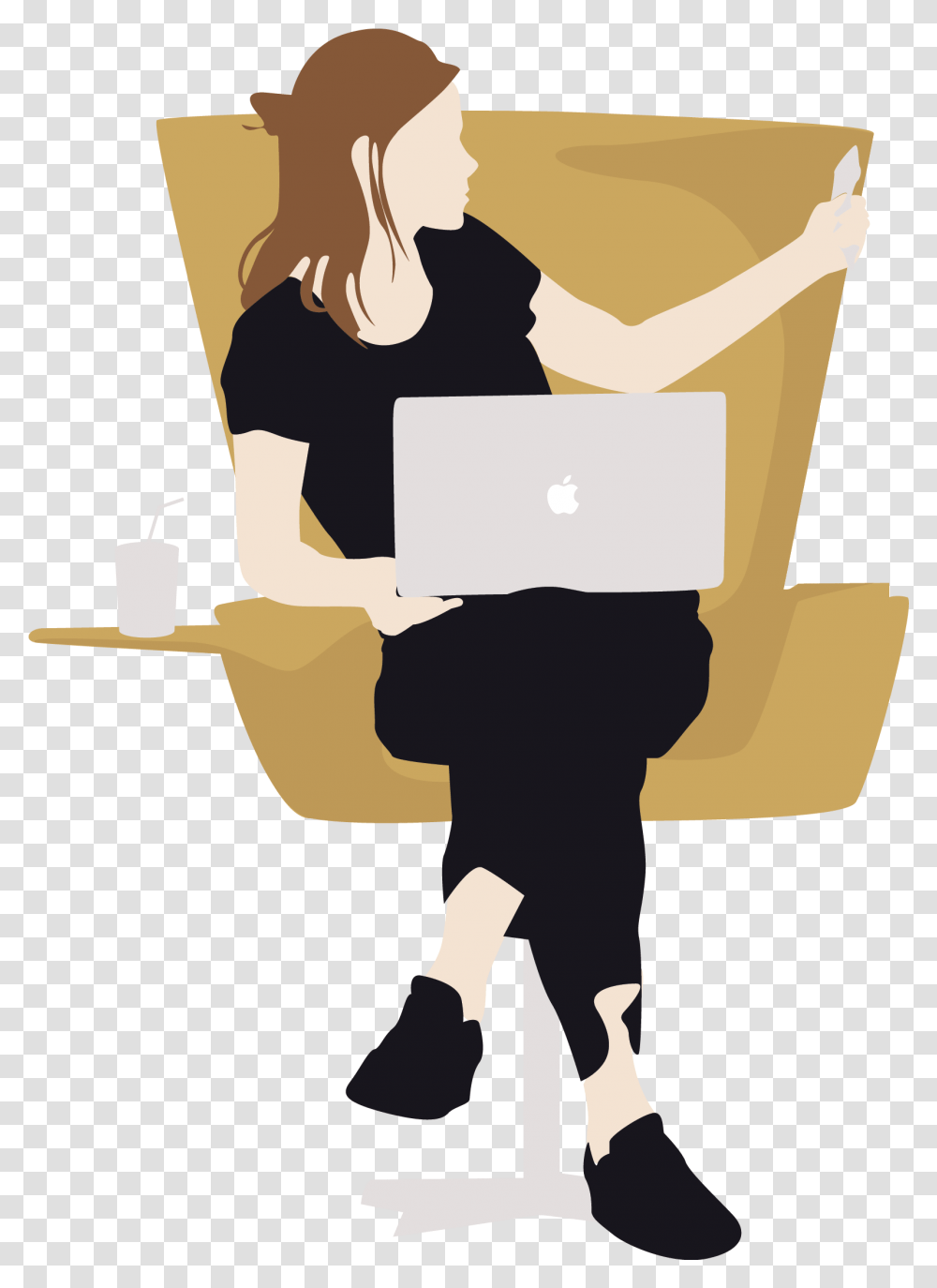 Flat Vector People For Architecture & Interior Design Vector People Illustration, Person, Dating, Clothing, Shirt Transparent Png