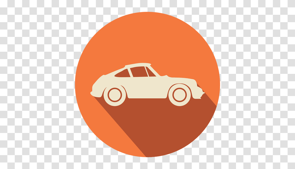 Flat Vintage Car Icon, Vehicle, Transportation, Sports Car, Sedan Transparent Png