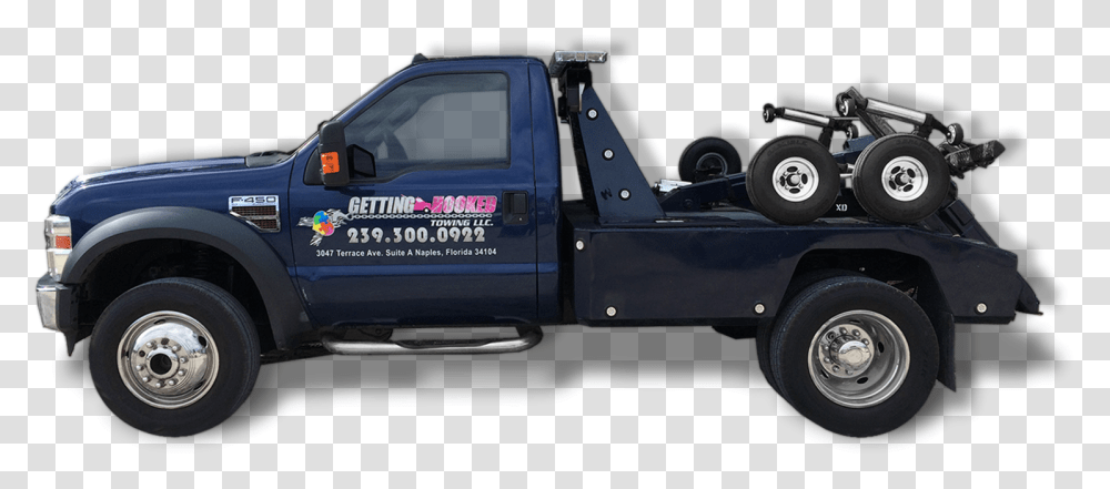 Flatbed Tow Truck Ford F Series, Wheel, Machine, Vehicle, Transportation Transparent Png
