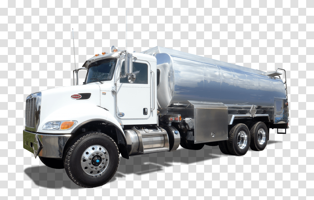 Flatbed Truck Tank Truck, Vehicle, Transportation, Trailer Truck, Wheel Transparent Png