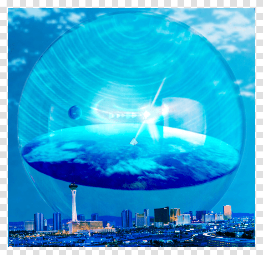Flatearth Bubble Sincity Underwater Sea, Lighting, Sphere, Architecture, Building Transparent Png
