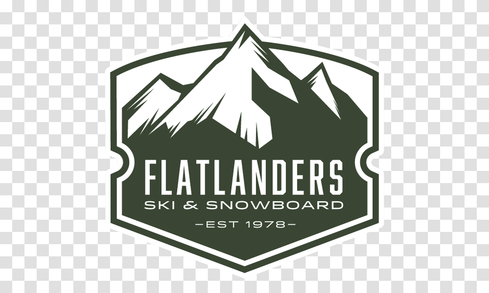 Flatlanders Ski & Snowboard Extra Space Logo, Symbol, Trademark, Label, Text Transparent Png