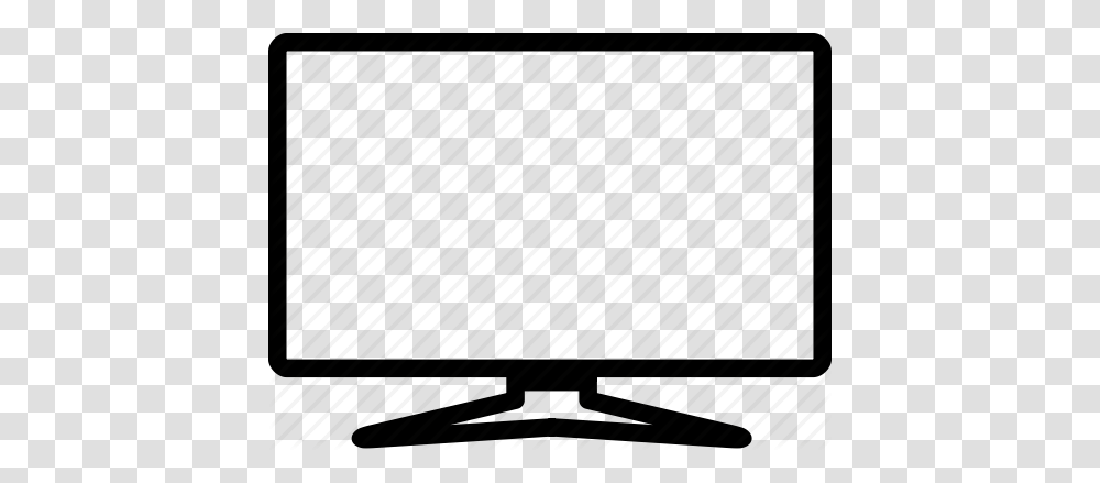 Flatscreen Lcd Monitor Tv Icon, Texture, Gray, Pattern Transparent Png