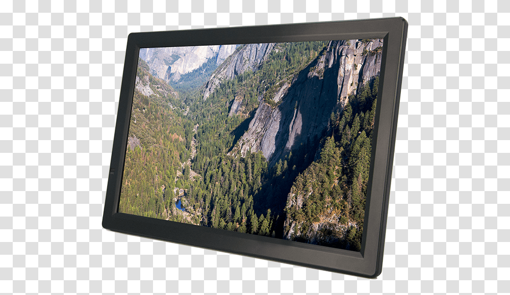 Flatscreen Yosemite National Park, Monitor, Electronics, Computer, Outdoors Transparent Png