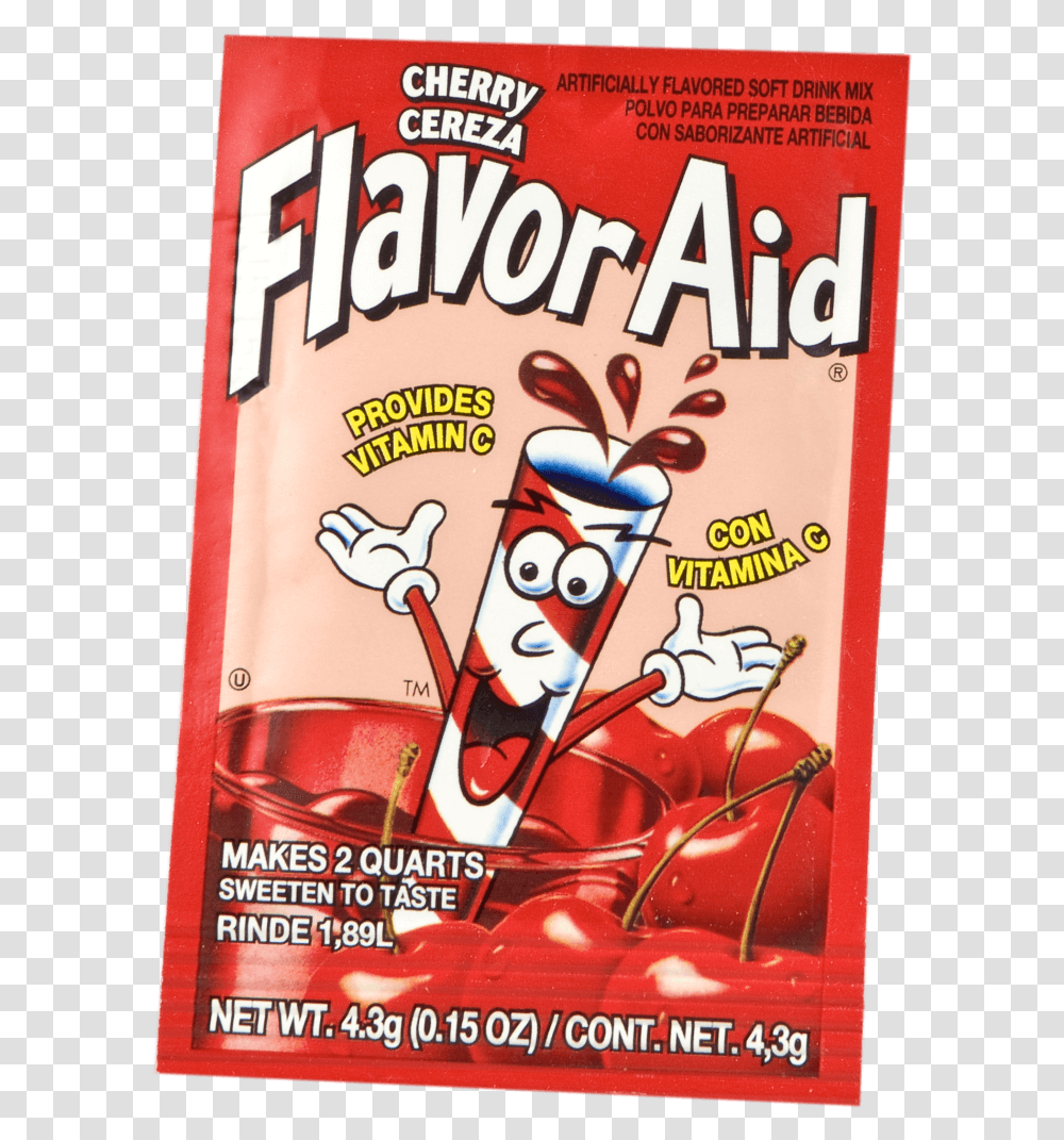 Flavor Aid Cherry Flavor Aid Vs Kool Aid, Advertisement, Poster, Food, Flyer Transparent Png