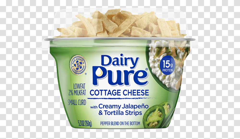 Flavored Cottage Cheese Dairypure, Food, Fries, Yogurt, Dessert Transparent Png