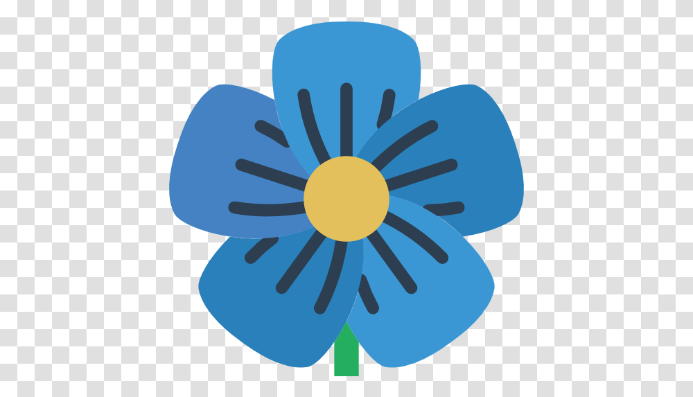 Flax Free Nature Icons Anemone, Plant, Anther, Flower, Blossom Transparent Png