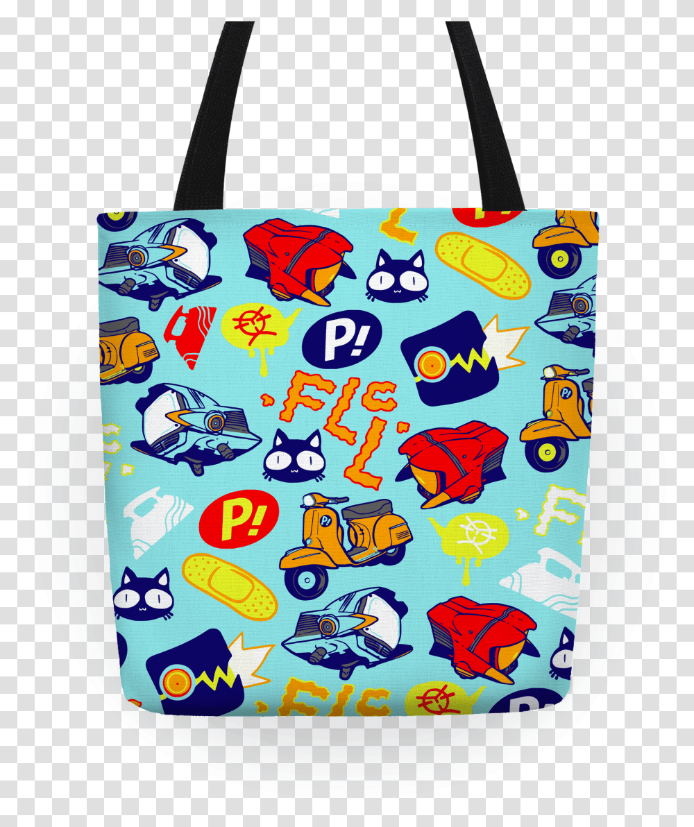 Flcl Anime Pattern Totes Flcl Phone Case, Bag, Handbag, Accessories, Accessory Transparent Png