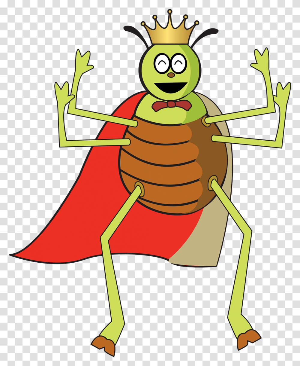 Flea With A Crown, Insect, Invertebrate, Animal, Cockroach Transparent Png