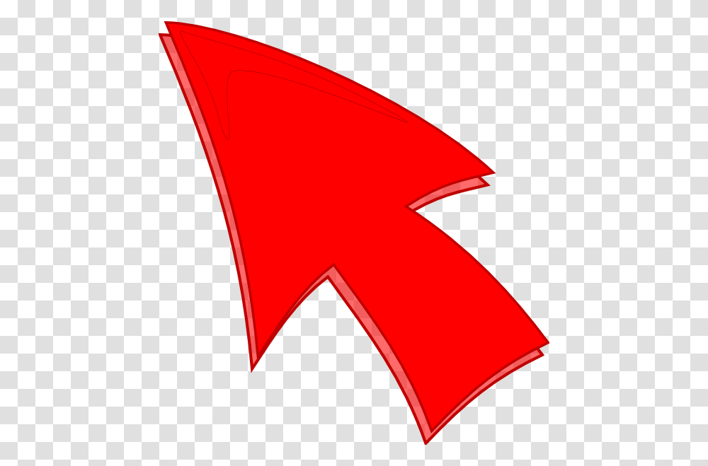 Flecha De Mouse Rojo Download Arrow Pointer, Logo, Trademark, First Aid Transparent Png