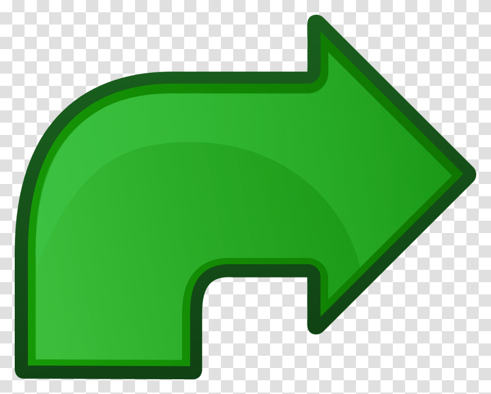 Flecha Derecho Verde Curva Siguiente Right Clipart, Green, Logo Transparent Png