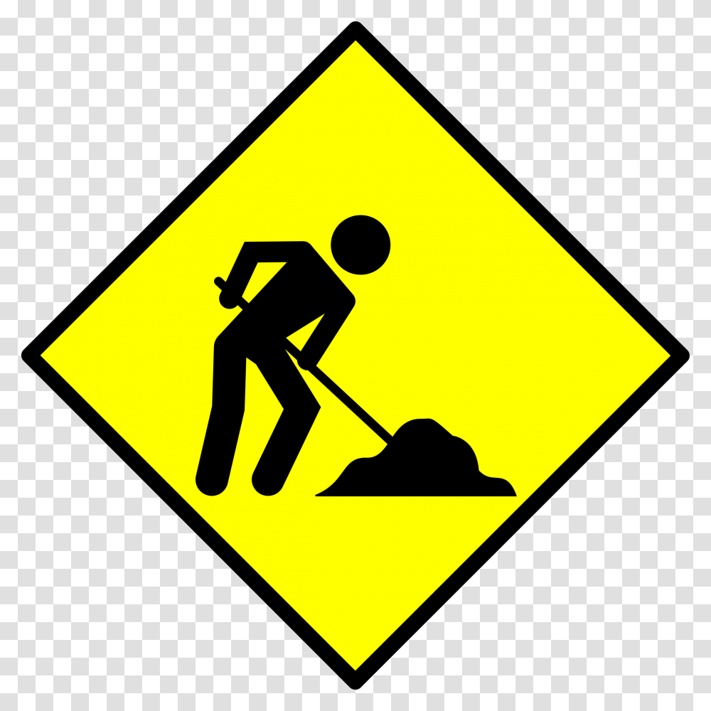 Flee The Facility Wiki Under Construction, Road Sign, Person, Human Transparent Png