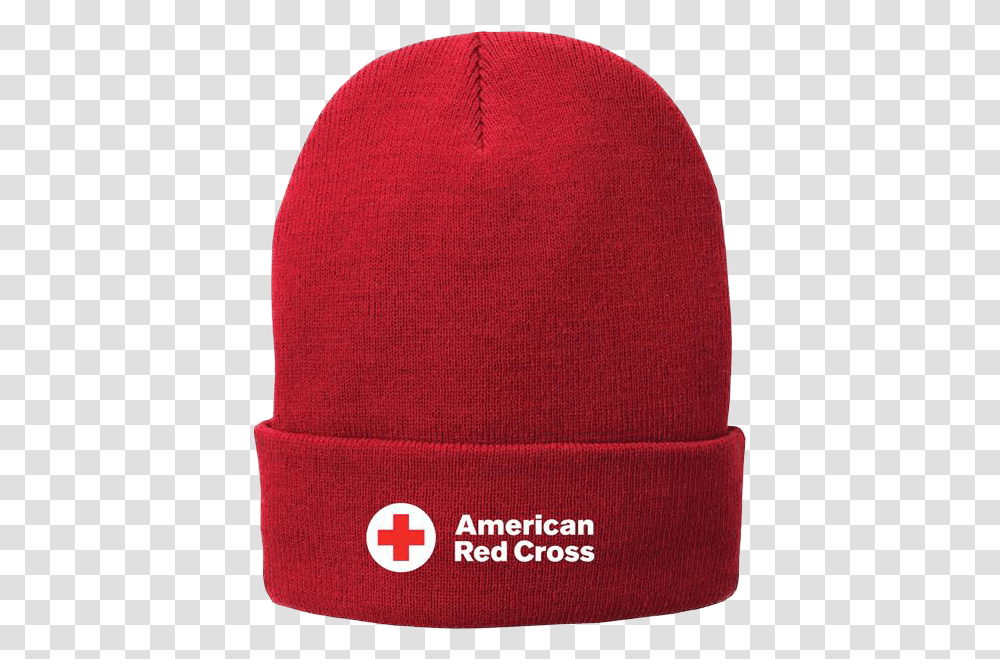 Fleece Lined Knit Cap Red Cross, Apparel, Baseball Cap, Hat Transparent Png