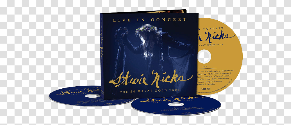 Fleetwood Mac News 2020 Stevie Nicks 24 Karat Gold Tour Dvd, Disk, Novel, Book, Text Transparent Png