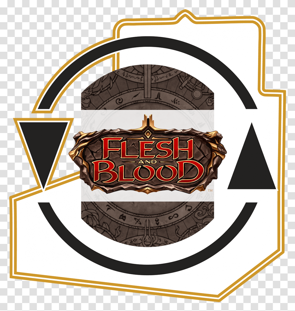 Flesh And Blood Booster Boxes With Card Game, Symbol, Logo, Trademark, Emblem Transparent Png
