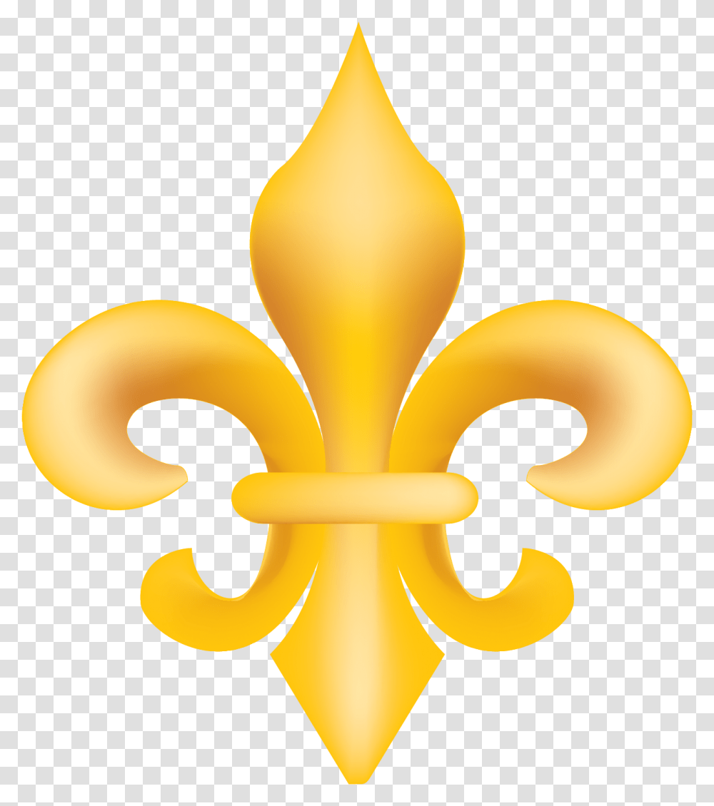 Fleur De Lis Background, Lamp, Gold Transparent Png