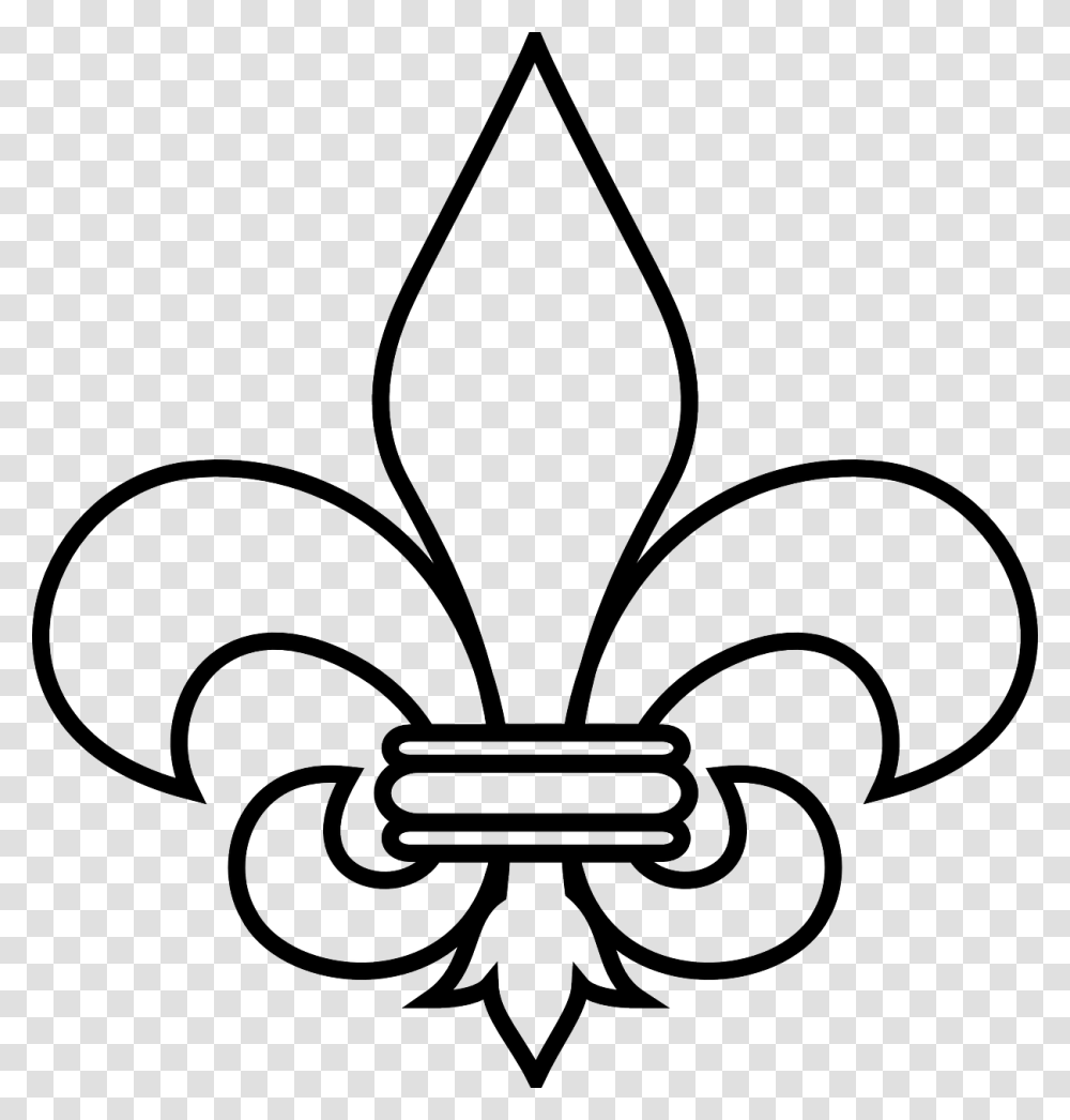 Fleur De Lis Clip Art, Stencil, Lawn Mower, Tool Transparent Png